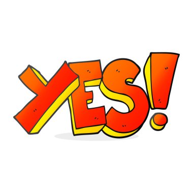 Evet karikatür sembolü