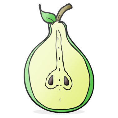 serbest çizilmiş karikatür armut