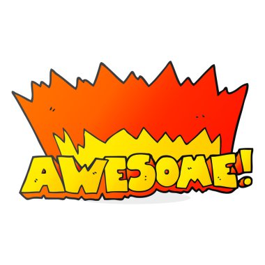 Müthiş çizgi film simgesi