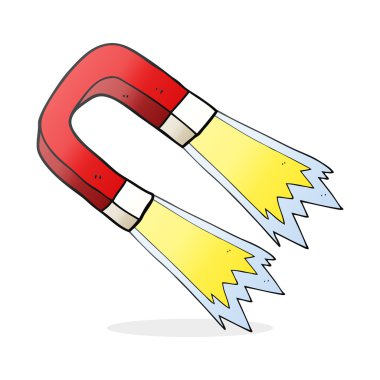 serbest çizilmiş karikatür mıknatıs