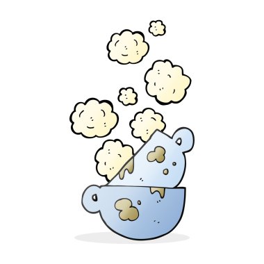 çizgi film yığın kirli Kahve kupaları