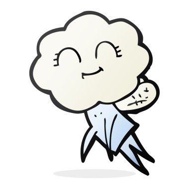 karikatür büyülü yaratık