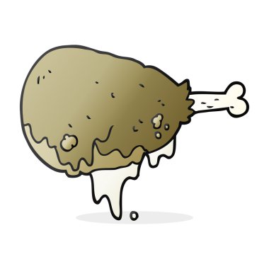 pişmiş tavuk budu çizgi film