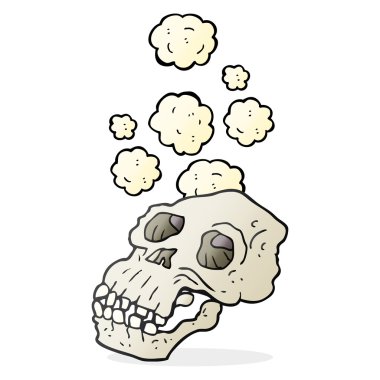 çizgi film Antik kafatası