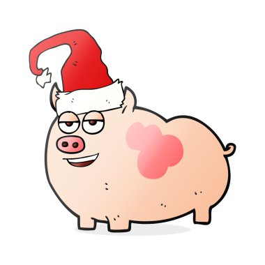 Noel domuz çizgi film