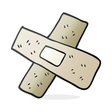 çizgi film yapıştırma alçı