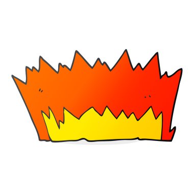 serbest çizilmiş karikatür patlama