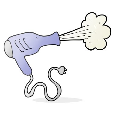 çizgi film saç kurutma makinesi