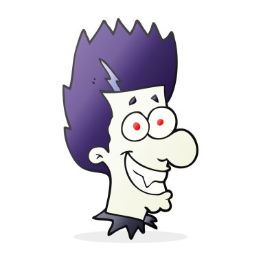 çizgi film sırıtan vampir