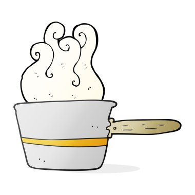 Tencere pişirme çizgi film