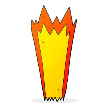 serbest çizilmiş karikatür patlama