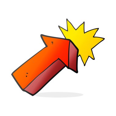 çizgi işaretli ok sembolü