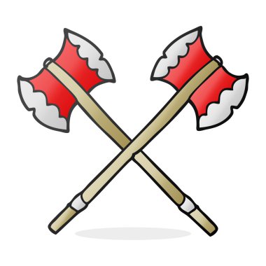 serbest çizilmiş karikatür eksenleri