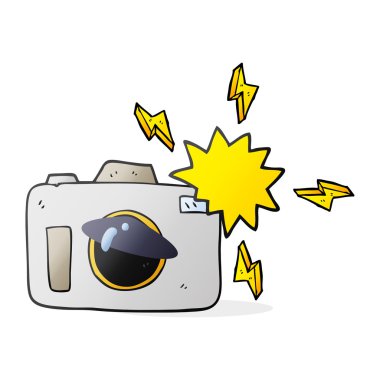 yanıp sönen çizgi film kamera