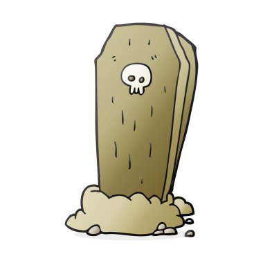 Çizgi Film ürkütücü tabut