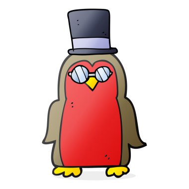 El yazması çizilmiş çizgi film Robin