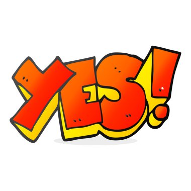 Evet karikatür sembolü