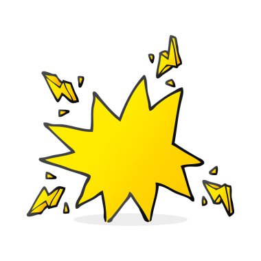 çizgi film elektrik kıvılcımları