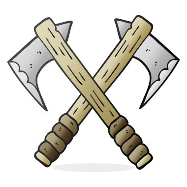 serbest çizilmiş karikatür eksenleri