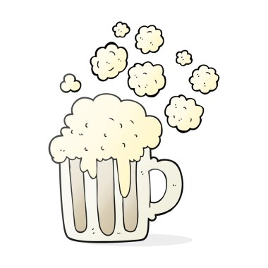 çizgi film köpüklü bira