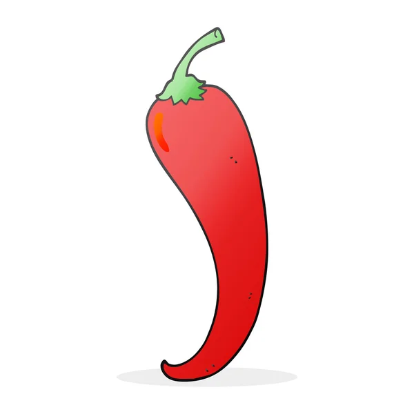 Cartoon Chili peppar — Stock vektor