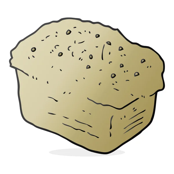 Freihändig gezeichnetes Cartoon-Brot — Stockvektor