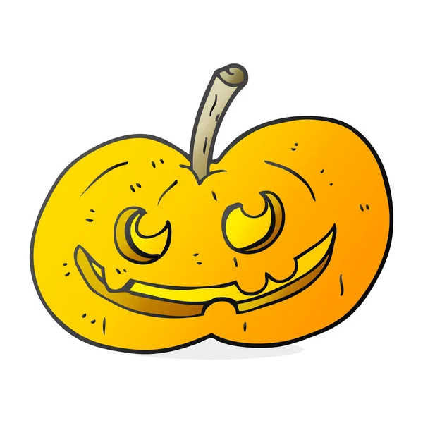 Caricature Halloween citrouille — Image vectorielle