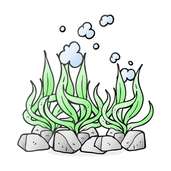 cartoon seaweed — Stock Vector © lineartestpilot #38421967