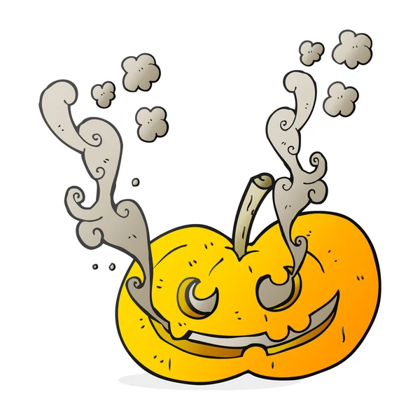 Cartoon halloween pompoen — Stockvector