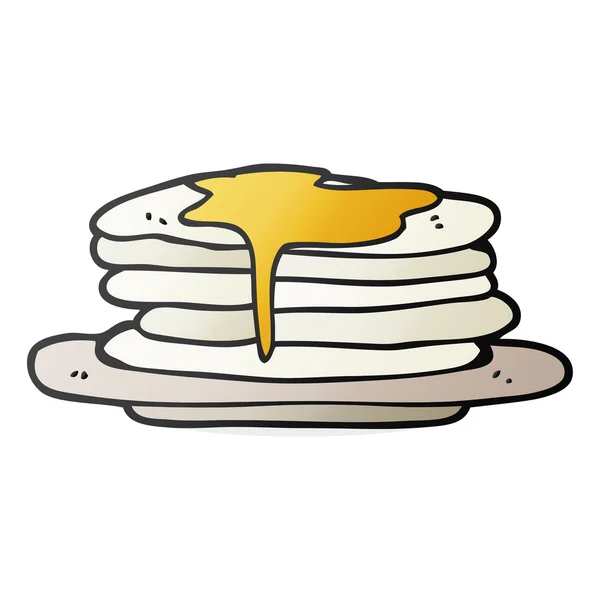 Cartoon stack di frittelle — Vettoriale Stock