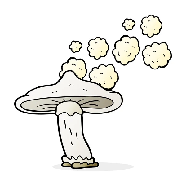 Od ruky kreslené nakreslené houby — Stockový vektor
