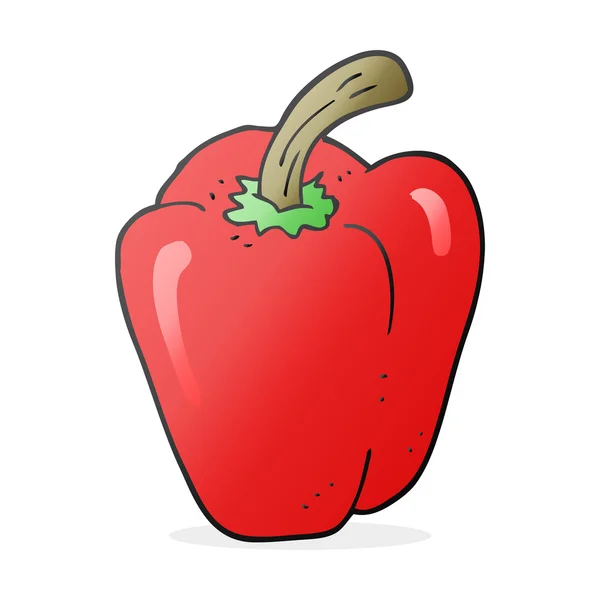 FreeHand getekende cartoon peper — Stockvector