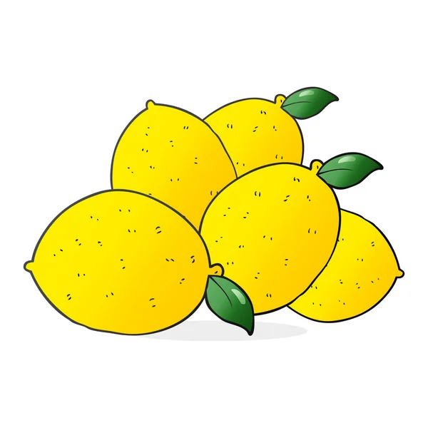 Limones dibujados a mano alzada — Archivo Imágenes Vectoriales