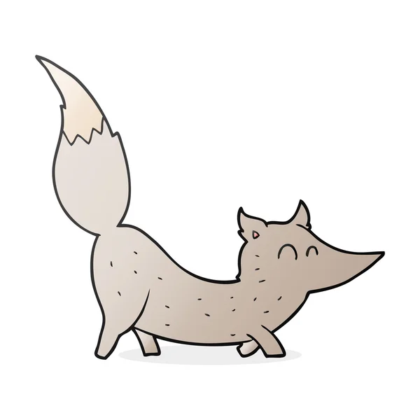 Cartoon weinig wolf — Stockvector