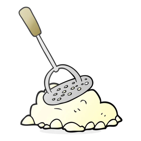 Kreslený bramborovým masher — Stockový vektor