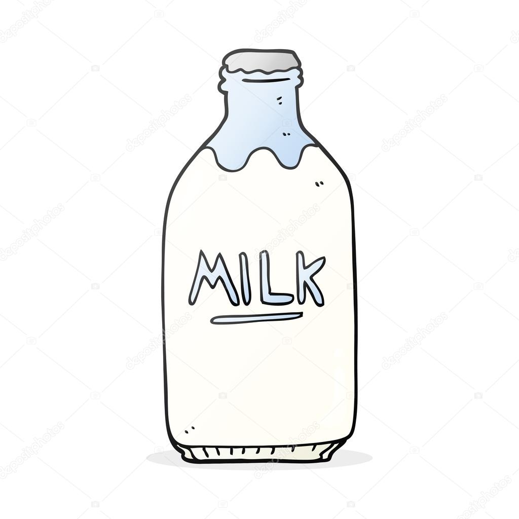 Cartoon milk bottle Stock Vector Image by ©lineartestpilot #101973916