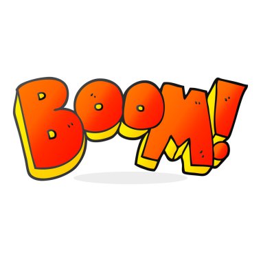 serbest çizilmiş karikatür boom