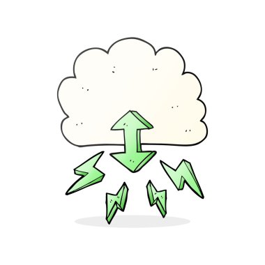 çizgi film dijital bulut