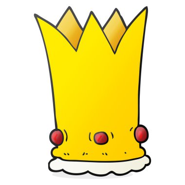 serbest çizilmiş karikatür taç