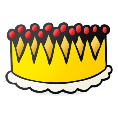 serbest çizilmiş karikatür taç