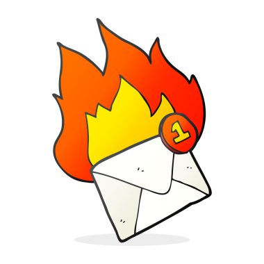 çizgi film e-posta iletisi