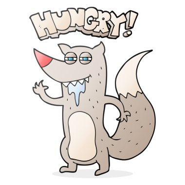 çizgi film aç kurt