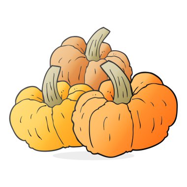 serbest çizilmiş karikatür kabak