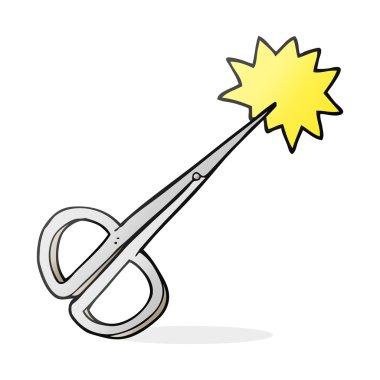 çizgi film tırnak makası