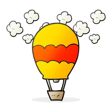 çizgi film sıcak hava balonu