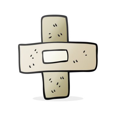 çizgi film yapıştırma alçı