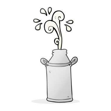 çizgi film süt varil