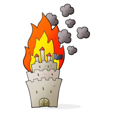 çizgi film yanan Kalesi