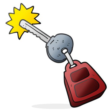 serbest çizilmiş karikatür anahtar