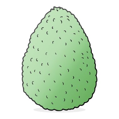 Avokado karikatürü çizildi